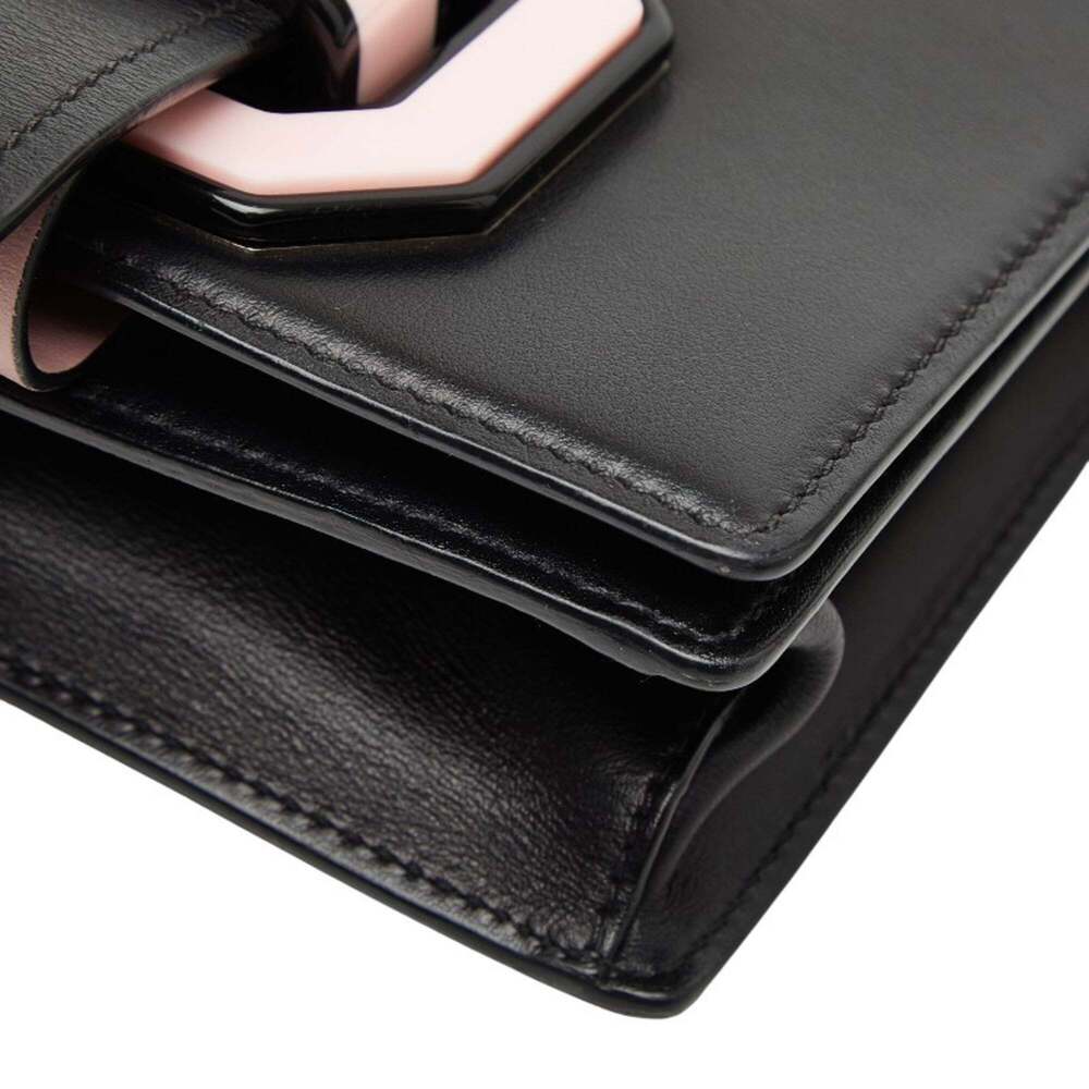 PRADA Black Leather Shoulder Bag - Picture 4 of 10